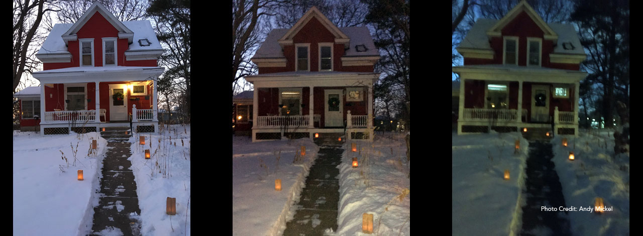 Mew Year's Eve Luminarias, Prospect Park Minneapolis